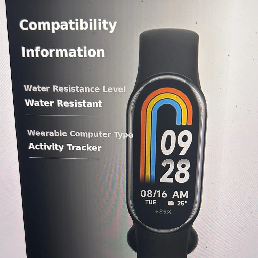 Smart Band 8 Black Fitness Tracker